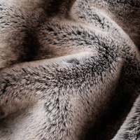 Couvertures en fausse fourrure pour chinchilla, imprimé animal 3D, couverture luxueuse en vison de créateur royal pour l'hiver