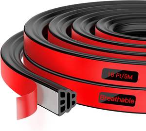 מכונית דלת גומי דלת רצועה מזג אוויר פס נייר אוניברסלי דבק איטום רצועה עבור מכוניות טנדר rv טנדר - Product Image 1