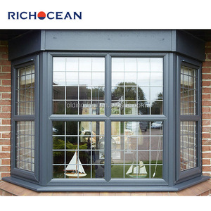 Fenêtre à battants en aluminium Richocean, fabrication directe, fenêtre <span class=keywords><strong>fixe</strong></span> en <span class=keywords><strong>baie</strong></span> avec ventilation, verre personnalisé - Product Image 2