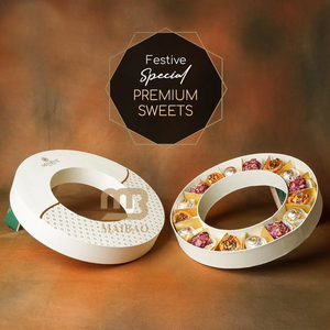 กล่องของขวัญขนมหวานกล่องช็อคโกแลตวันที่ทรัฟเฟิลทรัฟเฟิลมุสลิมหรูหราออกแบบได้ตามต้องการ - Product Image 4