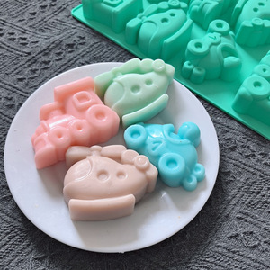 Moldes de Silicona HY para Caramelos, Moldes de Chocolate con Forma de <span class=keywords><strong>Coche</strong></span>, Tren y Aviones para Decoración de Pasteles, <span class=keywords><strong>Fondant</strong></span> y Repostería - Product Image 3