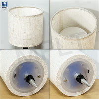 Lampe de table portable sans fil à LED RGB pour bouteille, moderne, à commande tactile, intensité réglable, batterie rechargeable, pour restaurant et hôtel