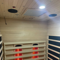 Sauna de Infrarrojos para 2 Personas, Lista para Enviar, con Certificación CE, Terapia de Luz Roja, para Todo el Cuerpo, para el Hogar