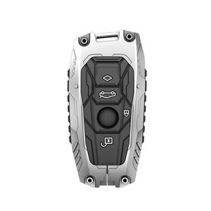 Para BMW Key Fob Cover Shell Aleación de silicona protección completa con llavero para BMW 2 5 6 7 Series X1 X2 X3 X5 X6 X7 <span class=keywords><strong>M</strong></span> Series - Product Image 4