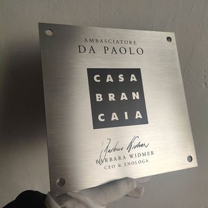 Plaques Métalliques Personnalisées Imprimées UV, Panneaux <span class=keywords><strong>Photo</strong></span>, Plaques Nominatives, Plaques de Maison en Acier Inoxydable Brossé et <span class=keywords><strong>Aluminium</strong></span>, Plaques Vierge - Product Image 4