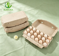 Sumkoka Cartons et boîtes à œufs biodégradables en pulpe renouvelable de haute qualité, écologiques, personnalisables, recyclables, fabriqués en Chine