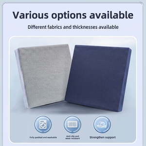Coussin de siège carré 4D Air-Fiber pour yoga, bureau, chambre ou salle à manger – Coussin respirant et rafraîchissant pour longues sessions assises, dissipant la chaleur - Product Image 6