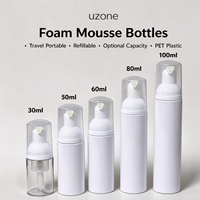 Flacon pompe à mousse 30/50/60/80/100 ml vide, contenant cosmétique roll-on pour nettoyant visage et savon pour les mains