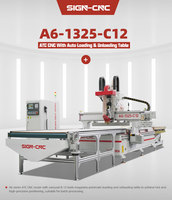 Router CNC de Disco ATC con Cabezal de Taladrado de Hilera de Carga/Descarga Automática, Motor y Bomba para Procesamiento de Paneles/Muebles