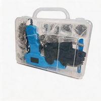 Kit d'outils de soudage plastique à chauffage rapide 1005 pièces avec agrafes en acier inoxydable, pistolet de soudage plastique 50W pour réparation de pare-chocs de voiture/kayak/jouets