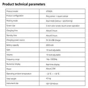 UT662A ev dijital yerden isıtma kaçak dedektörü su kaçak test cihazı - Product Image 6