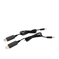 Kabel Daya Router USB Universal 5V ke 12V DC 5.5*2.1 Kabel Data Wifi Kabel Step-up untuk Berbagai Perangkat