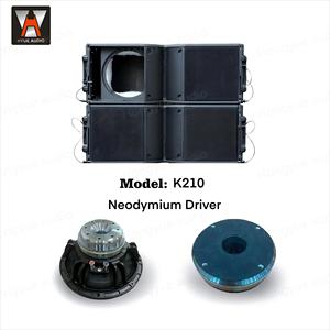 High Quality Wooden Speaker K210 Double 10 Inch Line <strong>Array</strong> <strong>2</strong> Way Speaker Enclosure Speaker Sound System - Product Image 5