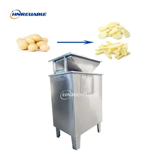 Máquina cortadora de patatas fritas onduladas de 600-800kg por hora, máquina cortadora de patatas fritas onduladas a la venta