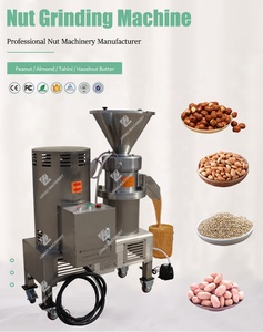Machine de fabrication de beurre de noix de bonne qualité, moulin colloïdal pour broyer l'arachide, l'<span class=keywords><strong>amande</strong></span>, la noisette, le beurre, la pâte de sésame, moulin tahini - Product Image 2