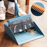 Ensemble balai et pelle ménager, tête de balai, balai pliable individuel, pelle à déchets W24-970