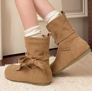 Botas <span class=keywords><strong>de</strong></span> Invierno Ligeras y Versátiles <span class=keywords><strong>con</strong></span> Diseño <span class=keywords><strong>de</strong></span> Cordones, <span class=keywords><strong>Botines</strong></span> Casuales Simples, Suaves, Flexibles y Resistentes - Product Image 5
