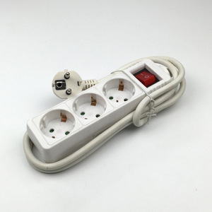 Europäischer Steckdosenleiste mit 3, 4, 5, 6 Steckplätzen und Schalter für Portugal, Ungarn, Spanien, Europäischer Standard Kabelleiste - Product Image 4