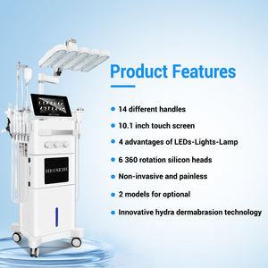 <span class=keywords><strong>Appareil</strong></span> de soin de la peau du <span class=keywords><strong>visage</strong></span> Hydra Beauty professionnel 14 en 1, rotation vortex 360°, nettoyeur de pores, <span class=keywords><strong>appareil</strong></span> d'élimination des points noirs - Product Image 5
