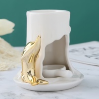 Nouveau design de chauffe-bougies en céramique brûleur de poêle à arôme parfumé diffuseur de cire d'huile parfumée pour application de salon vente d'usine
