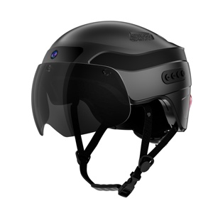 <span class=keywords><strong>Casco</strong></span> de Ciclismo Inteligente con Cámara Integrada, Audio Bluetooth y Luz Trasera, Moldeo Integrado de PC/EPS, Certificado EN1078 CPSC - Product Image 1