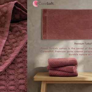 Luxury 100% Cotton Home <b>Bath</b> <b>Towel</b> <b>Set</b> Jacquard White <b>Towels</b> Premium Amenities - Product Image 2