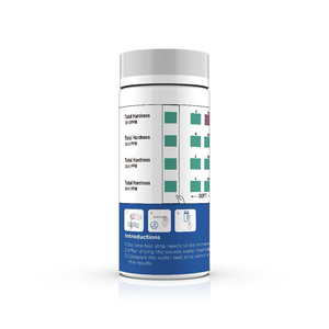 Tiras de Teste de Dureza da Água com 4 Compartimentos, <span class=keywords><strong>Kit</strong></span> Universal de Detecção de Qualidade da Água para Água Potável, Piscina, Aquário e Uso Industrial - Product Image 2