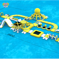 0.9mm PVC flottant gonflable pour jeux d'eau Aqua Park pour mer et lac parc aquatique amusant pour adultes et enfants
