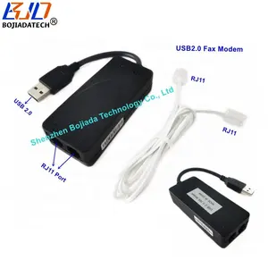 USB 2.0 veri faks Modem 2 RJ11 portu çevirmeli 56K V.92 V.90 arayan kimliği almak ve faks cxcx93010 göndermek