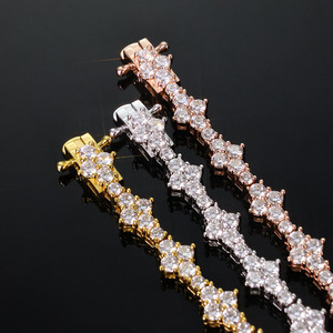 Factory Wholesale 925 Silver Moissanite Tennis <b>Chain</b> Heavyweight VVS1 <b>Iced</b> Out Hip Hop Necklace Custom Length Jewelry Pass Teste - Product Image 5