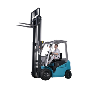 Carretilla elevadora eléctrica contrapesada de 4 ruedas Baoli de 2,5 toneladas con batería de litio, cuatro ruedas, altura de elevación de 3m a 6m - Product Image 2