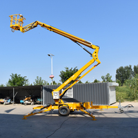 Nacelle élévatrice articulée remorquable CE 230 kg 8 m pour l'entretien des entrepôts