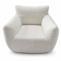 Canapé simple moderne compressé en tissu respirant, fauteuil paresseux pour salon et chambre à coucher