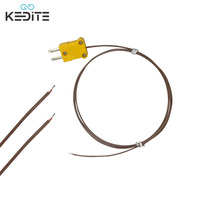 Sondas de termopar de alta precisión con cables de detección de termopar tipo K