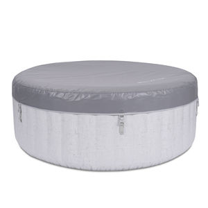 <span class=keywords><strong>Jacuzzi</strong></span> <span class=keywords><strong>Inflable</strong></span> Tipo Piscina, Bañera <span class=keywords><strong>de</strong></span> Hidromasaje Grande para Exteriores, Azul, 550L, Redonda, <span class=keywords><strong>de</strong></span> PVC, para 2 Personas - Product Image 2