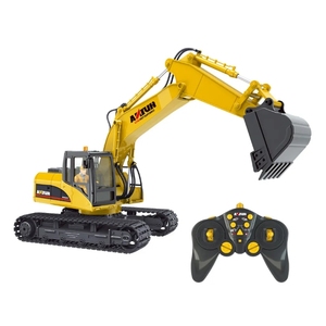 HUINA 1535 2.4GHz 15Ch RC Excavator Toys Simulation <b>Remote</b> <b>Control</b> Excavator <b>Truck</b> 1/14 RC Engineering RC <b>Truck</b> Toys Gifts - Product Image 2