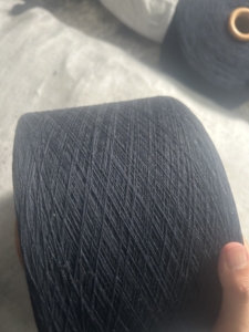 Sợi Giá 20 S Tái Chế Bông Pha Trộn Sợi Cho Bông Vớ 8/1 Màu Đen 80 <span class=keywords><strong>Polyester</strong></span> 20 Cotton <span class=keywords><strong>Kg</strong></span> Sợi Cho Găng Tay - Product Image 4
