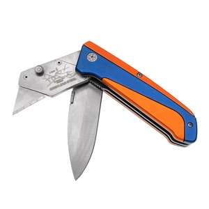 Dao Tiện Ích, Dao Cắt Hộp, Dao Gấp Nhiều Lưỡi Khóa Lót Tay Cầm Bằng Nhôm Dễ Dàng Vận Hành Nhỏ Gọn Có Thể Thay Thế - Product Image 2