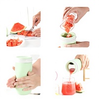 Bouteille de sport en silicone créative de 500 ml avec filtre infuseur, tasse à jus pliable portable en silicone