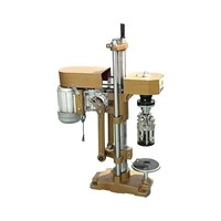 Machine de capsulage de bouchon en aluminium antivol semi-automatique électrique pour boissons liquides orales pour bouteilles/canettes en plastique alimentaire