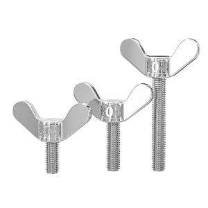 304 Stainless Steel Wing Screws M4 M6 M8 M10 M16 Butterfly Head Hand Tightening Bolts For Toolless Assembly - Product Image 1
