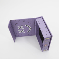 Boîte d'emballage en papier cadeau recyclable de luxe pour électronique magnétique rigide avec insert en mousse
