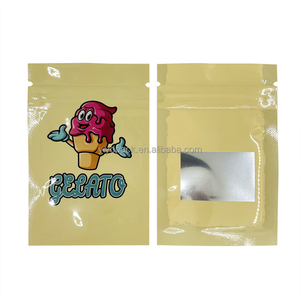 Bolsa de Aluminio con Cierre Hermético de 7x9 cm con Diseño de Mono de Dibujos Animados, Bolsa para Galletas y Dulces, Bolsas con Logotipo Personalizado y Ventana para Almacenamiento - Product Image 3