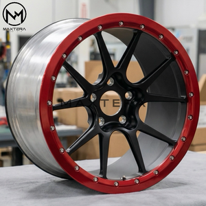 Cerchi in Lega Maxtera Forgiati Personalizzati Stile GS1R Beadlock per Drag Racing, Compatibili con Mustang Shelby, Camaro, Corvette, Dodge Viper, Audi R8 - Product Image 4