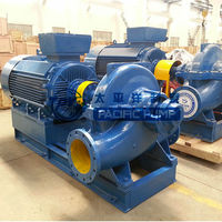 Pompe centrifuge horizontale à boîtier fendu axial à double aspiration pour l'irrigation industrielle de distribution d'eau