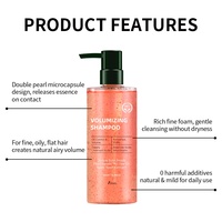 Sampo Vegan Pengontrol Minyak Mutiara Ganda Alami Oem dengan Minyak Esensial Tea Tree, Memberikan Volume Mengembang dan Lembut