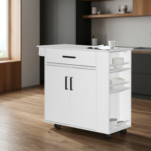 Diseños Modernos de Gabinetes de Cocina de Madera de Haya, Gabinetes Pequeños con Cajones para Encimera, Soportes Laterales Multiusos, Furnizone OEM - Product Image 3