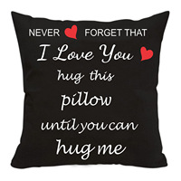 Almohadas con palabras personalizadas, sofá cuadrado, hogar, dulces amantes, funda de cojines, funda para regalo, como Día de la madre más lejano