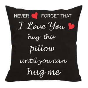 Almohadas con palabras personalizadas, sofá cuadrado, hogar, dulces amantes, funda <span class=keywords><strong>de</strong></span> cojines, funda para regalo, como Día <span class=keywords><strong>de</strong></span> la madre más lejano - Product Image 2