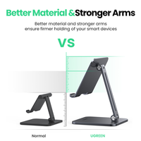 Ugreen – Support de tablette pour nouveau Ipad 2021, Support de téléphone Samsung pliable en aluminium pour ordinateur portable, Support pour Ipad Pro